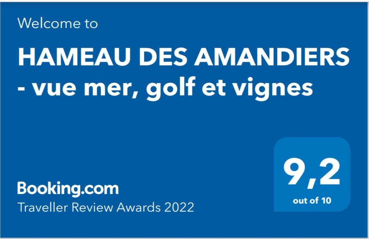 Hameau Des Amandiers - Vue Mer, Golf Et Vignes Lägenhet Saint-Cyr-sur-Mer Exteriör bild