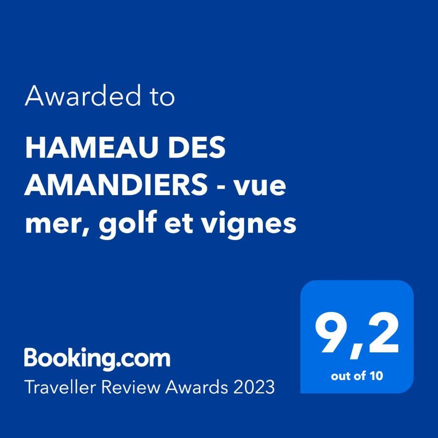 Hameau Des Amandiers - Vue Mer, Golf Et Vignes Lägenhet Saint-Cyr-sur-Mer Exteriör bild